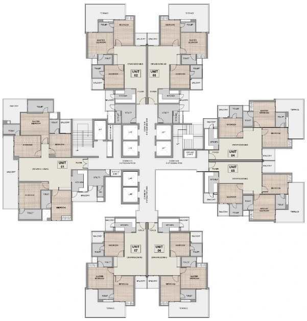 Balabhadra tower floor plan