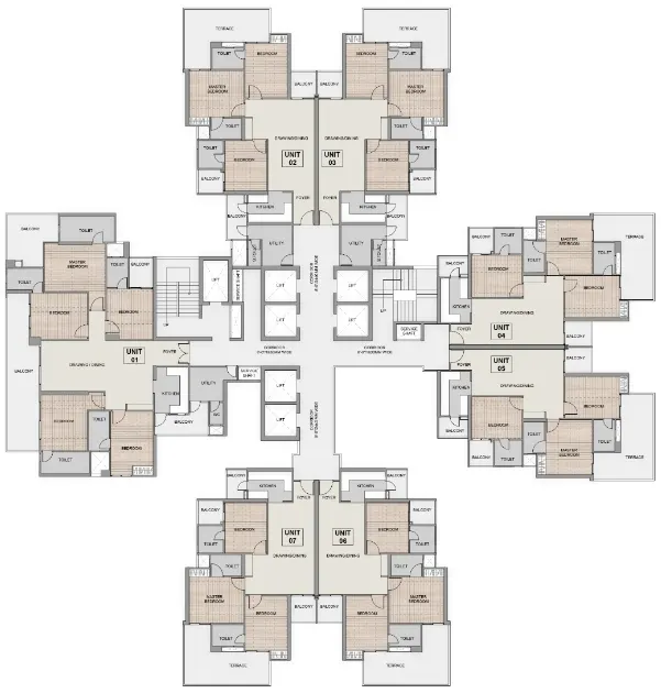 Jaganath tower floor plan