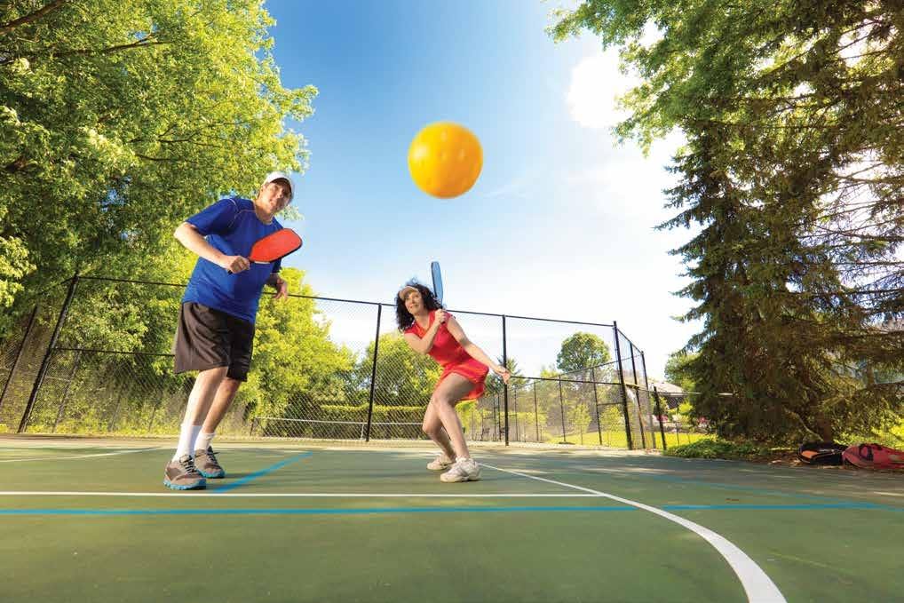 Open sports court for residents