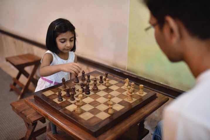 Chess and quiet games room