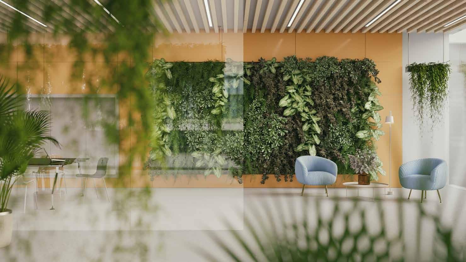 Garden seating and shaded sit-out