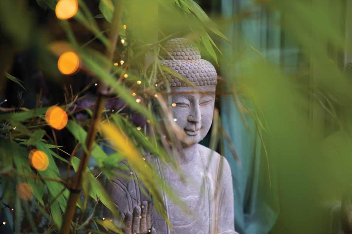 Meditation garden detail